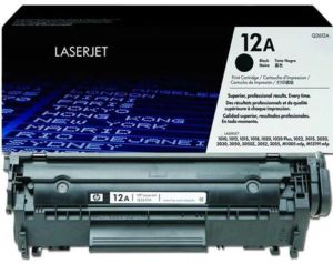 HP 12a Black Laserjet Toner Cartridge