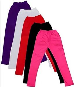 Girl Solid Cotton Leggings
