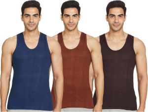 Men Color Cotton Vest