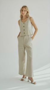 Wide Leg Pants Women Co-Ord Set