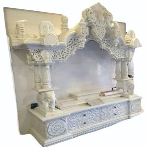 5 Feet Vietnam White Marble Temple