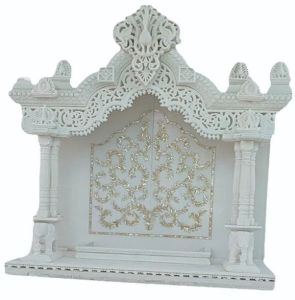 Hand Carved White Marble Temple