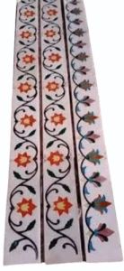 Hand Painted Marble Inlay Border Patti