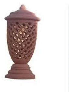 Red Marble Gate Lamp