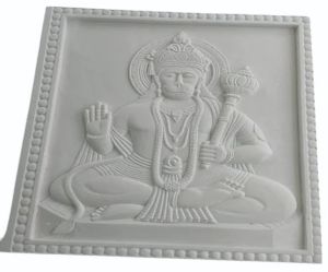 White Marble Hanuman Scenery
