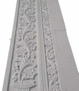 White Marble Inlay Border Patti