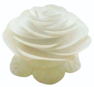 White Marble Rose