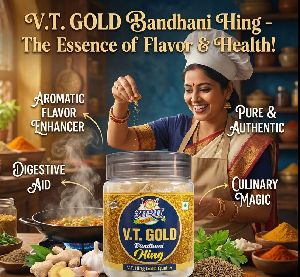 Asha Vt Gold Bandhani Hing