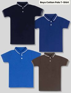 Cotton Boys Polo T Shirt
