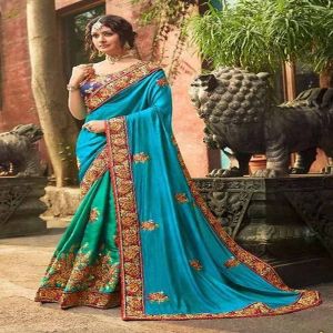 Bridal Embroidered Saree