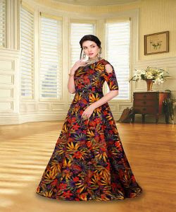 Printed Women Long Dress