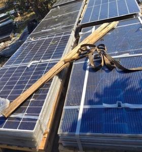 Damage Solar Panel Scrap
