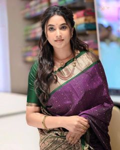 Checked Soft Lichi Silk Sarees
