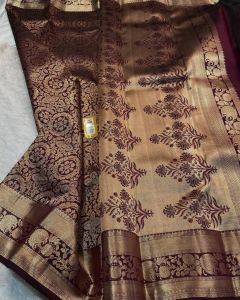 Jacquard Border Soft Lichi Silk Sarees