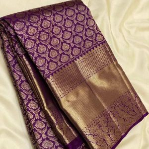 Rich Pallu Soft Lichi Silk Sarees