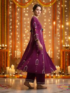 Ladies Anarkali Cotton Suit