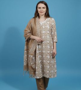Ladies Fancy Cotton Suit
