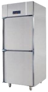 2 Door Stainless Steel Vertical Refrigerator
