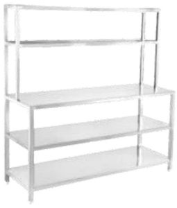5 Shelve Stainless Steel Pickup Table For Restaurant