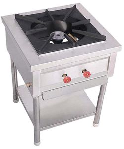 Stainless Steel Single Burner Gas Range