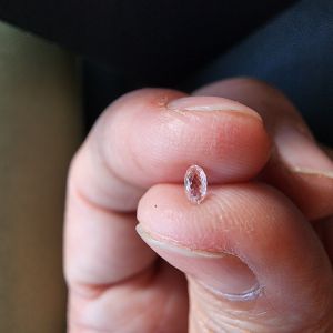 Unique 0.105 CT Briolette Marquise Lab Grown Diamond