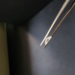 Premium 0.16 CT White Half Moon Shape CVD Diamond
