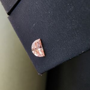 Elegant 1.02CT Premium Pink Half Moon Shape CVD Diamond