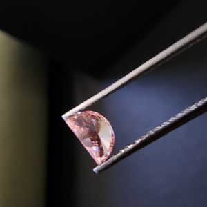 Elegant 1.02CT Premium Pink Half Moon Shape CVD Diamond