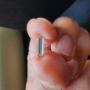 Modern 0.3 CT Lab Grown Bullet Cut CVD Diamond