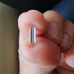 Modern 0.3 CT Lab Grown Bullet Cut CVD Diamond