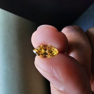 yellow marquise shape lab grown brilliant diamond