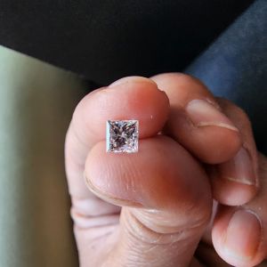 Pretty 0.565CT Princess Lab Grown CVD Diamond