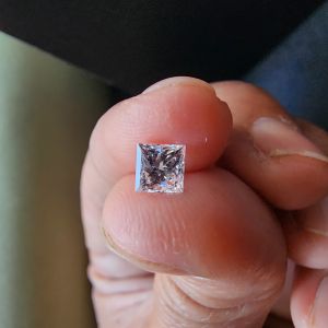 Pretty 0.565CT Princess Lab Grown CVD Diamond