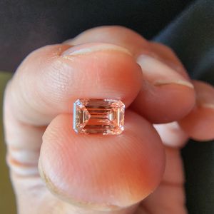 Elegant 0.60CT Light Pink Lab Grown Emerald Diamond