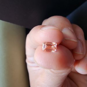 Elegant 0.60CT Light Pink Lab Grown Emerald Diamond