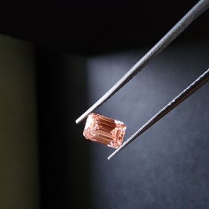 Elegant 0.60CT Light Pink Lab Grown Emerald Diamond