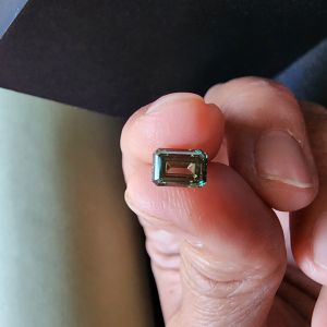 0.92 Carat CVD Lab Grown Emerald Cut Diamond