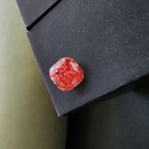 1 ct cushion cut cvd pink diamond