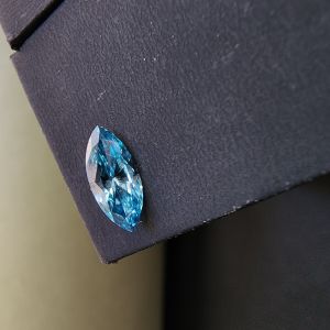 Blue Marquise 1.51 CT Lab Grown Diamond
