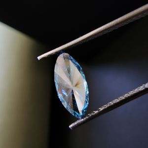 Blue Marquise 1.51 CT Lab Grown Diamond