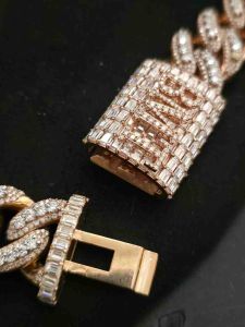 Elegant18mm Fully Iced Out Diamond Hip Hop Cuban Chain