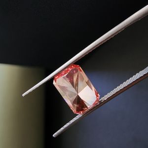 Elegant2.03 Carat High Quality Radiant Cut CVD Pink Diamond