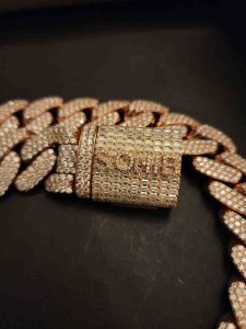 Trendy 24MM Sterling Silver Cuban Chain