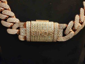 Trendy 24MM Sterling Silver Cuban Chain