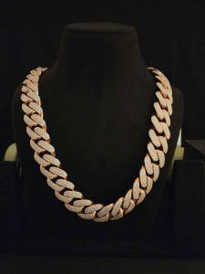 Trendy 24MM Sterling Silver Cuban Chain