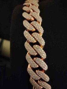 Trendy 24MM Sterling Silver Cuban Chain