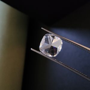 Elegant 3.02 CT Big Size Solitaire Cushion Shape CVD Diamond