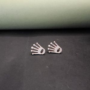 Unique Round Cut Hip Hop Diamond Earrings