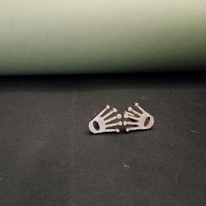 Unique Round Cut Hip Hop Diamond Earrings