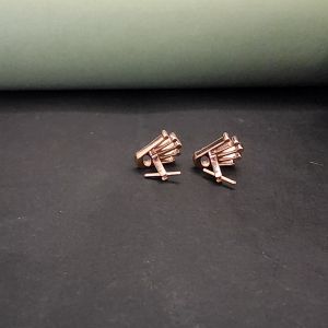 Unique Round Cut Hip Hop Diamond Earrings